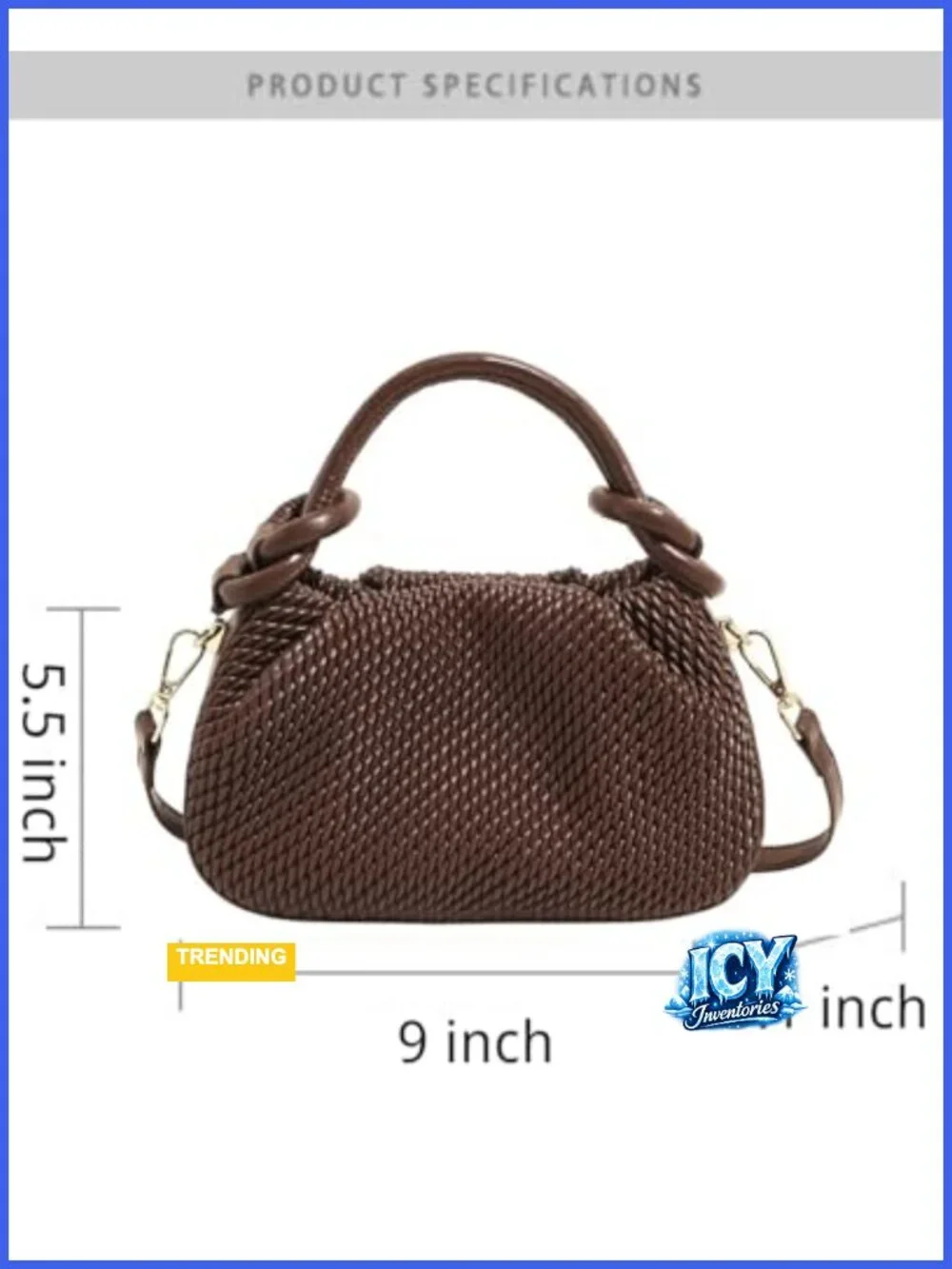 Women's Small Hobo Crossbody Bag Faux Leather Top Handle Handbag